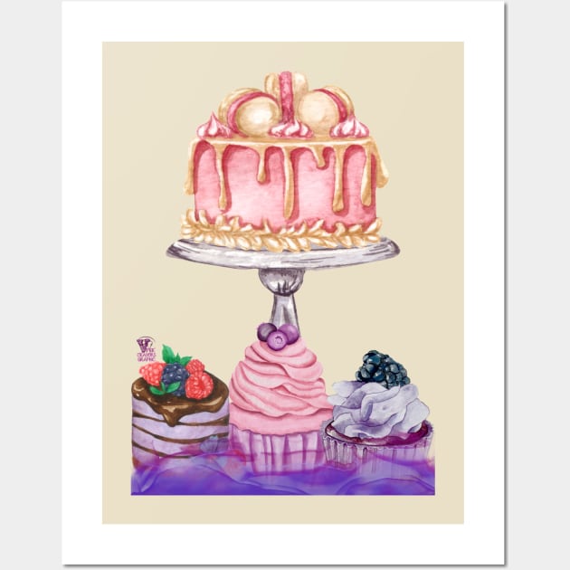 Sweetest cake Wall Art by Viper Unconvetional Concept